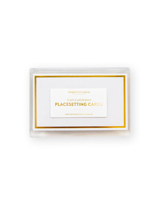 Gold Foil Place Cards